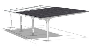 CS-Steel Solar Carport Mounting System